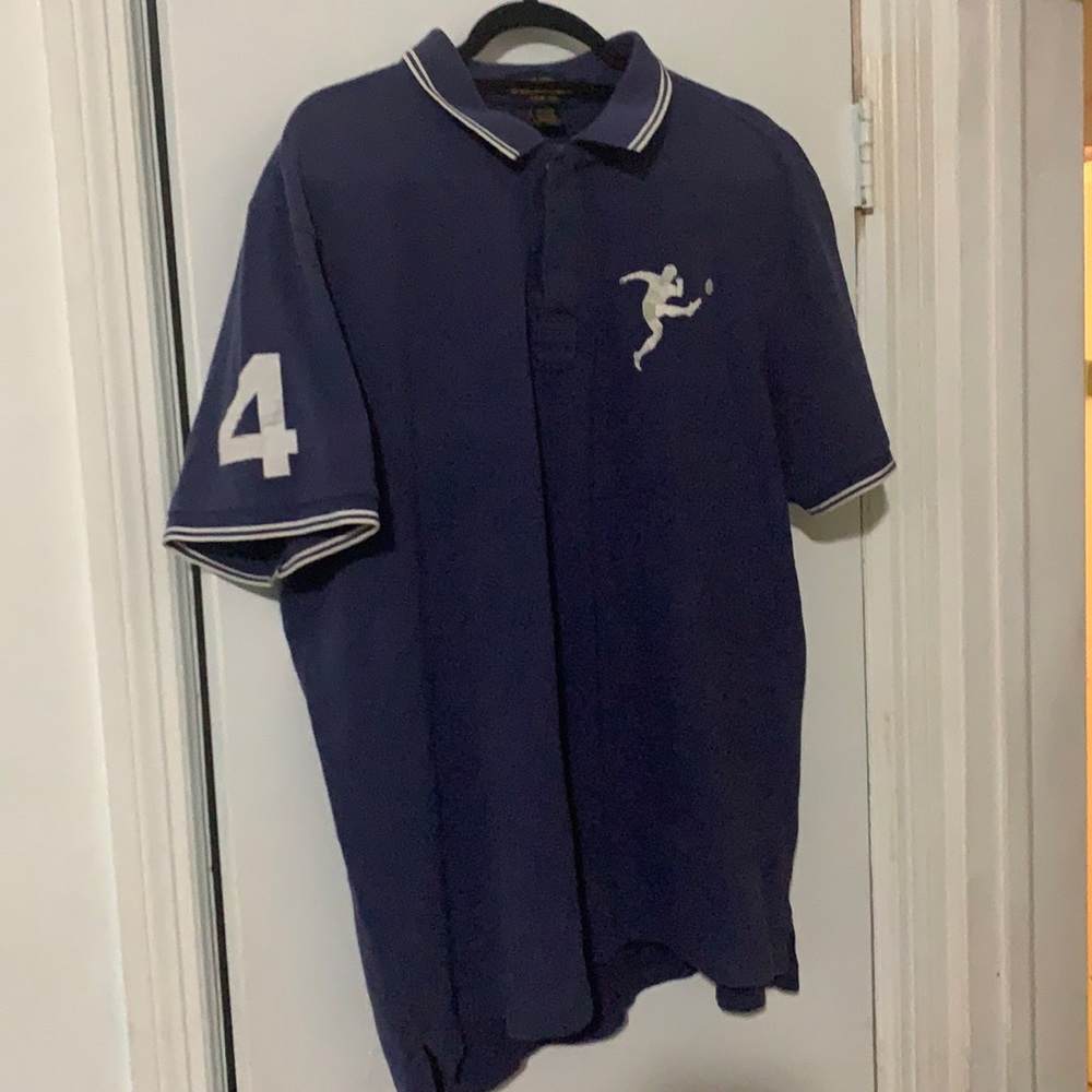 Rugby Ralph Lauren XXL Navy/White Polo